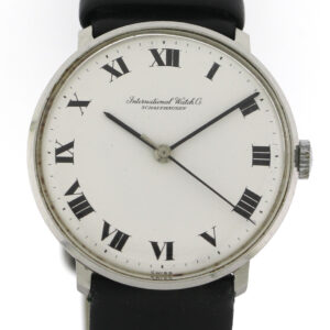 IWC Schaffhausen Vintage Herrenuhr Edelstahl Handaufzug Ref. 1210 Cal.401  ~1965
