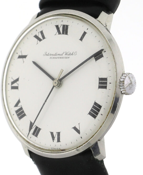 IWC Schaffhausen Vintage Herrenuhr Edelstahl Handaufzug Ref. 1210 Cal.401  ~1965 – Bild 5