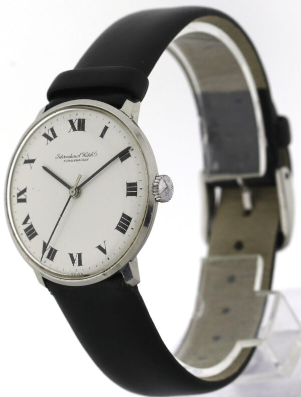 IWC Schaffhausen Vintage Herrenuhr Edelstahl Handaufzug Ref. 1210 Cal.401  ~1965 – Bild 6