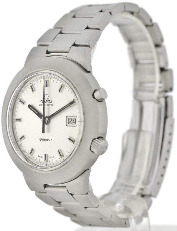 Omega Chronostop Genéve Vintage Herrenuhr Ref. wohl ST 146.012 41,5mm Stahl – Bild 6