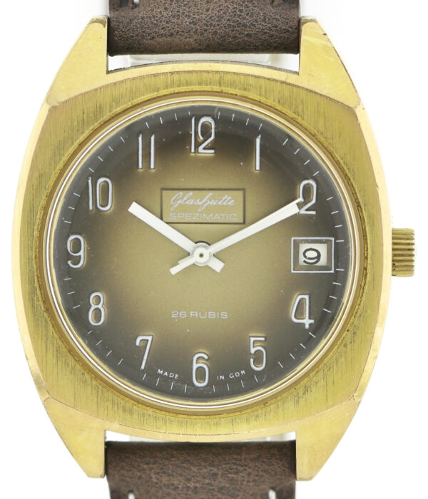 GUB Glashütte Spezimatic, Automatik Herrenuhr  Kal. 75, 36mm 1970er Jahre