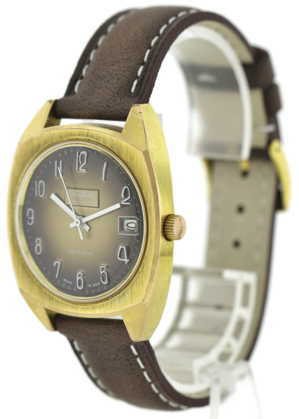 GUB Glashütte Spezimatic, Automatik Herrenuhr  Kal. 75, 36mm 1970er Jahre – Bild 4