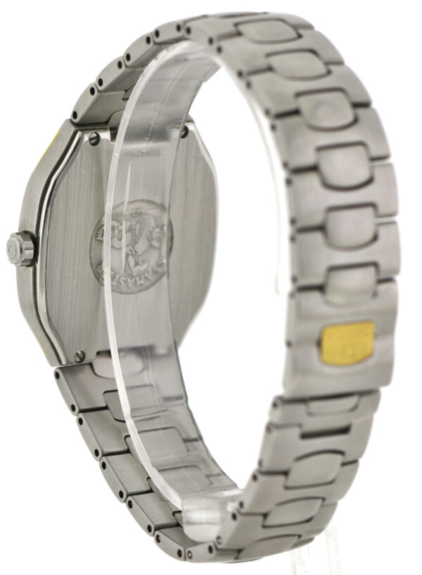 Omega Seamaster Polaris Multifunktion Stahl/750/18k Gold Quartz Uhr 36x32 Unisex – Bild 7