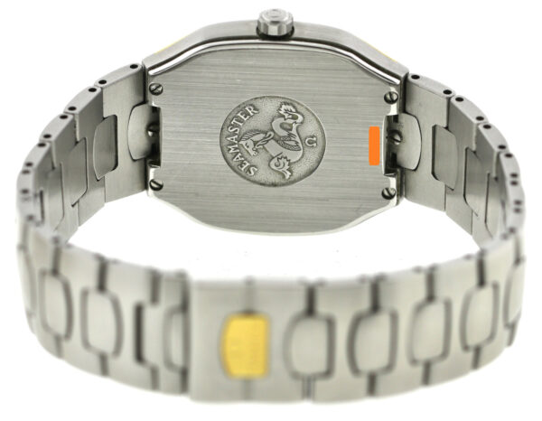 Omega Seamaster Polaris Multifunktion Stahl/750/18k Gold Quartz Uhr 36x32 Unisex – Bild 9