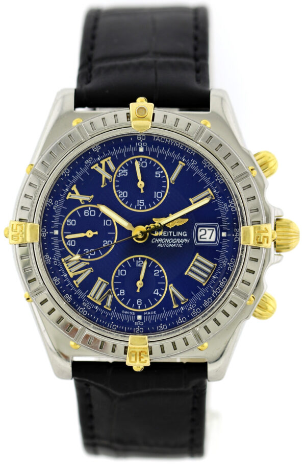 Breitling Crosswind Herren Chronograph Ref. B13055 Edelstahl/18k Gold, Reisebox – Bild 2