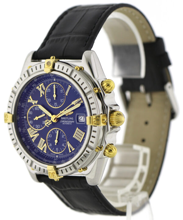 Breitling Crosswind Herren Chronograph Ref. B13055 Edelstahl/18k Gold, Reisebox – Bild 4