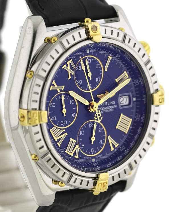 Breitling Crosswind Herren Chronograph Ref. B13055 Edelstahl/18k Gold, Reisebox – Bild 5