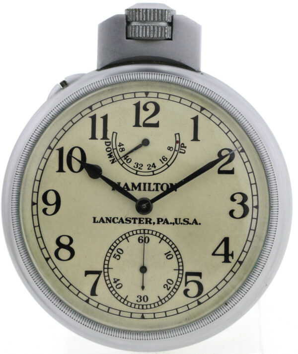 Hamilton Beobachtungsuhr B-Uhr Military watch WWII Auf-Ab Uhr Modell 22-21 ~1942