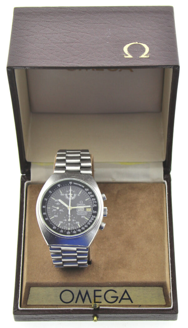 OMEGA Speedmaster Mark 4.5 Herren- Chronograph Ref.  176.0012 Stahl ca. 1981 Box – Bild 9