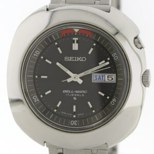 Seiko Bell-Matic Automatik Alarm- Wecker Vintageuhr, Ref. 4006.6002  Edelstahl