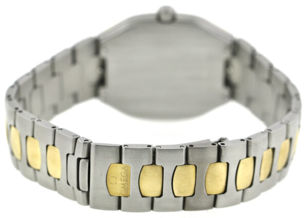 Omega Seamaster Polaris Multifunktion Stahl/750/18k Gold Quartz Uhr 36x32 Unisex – Bild 10