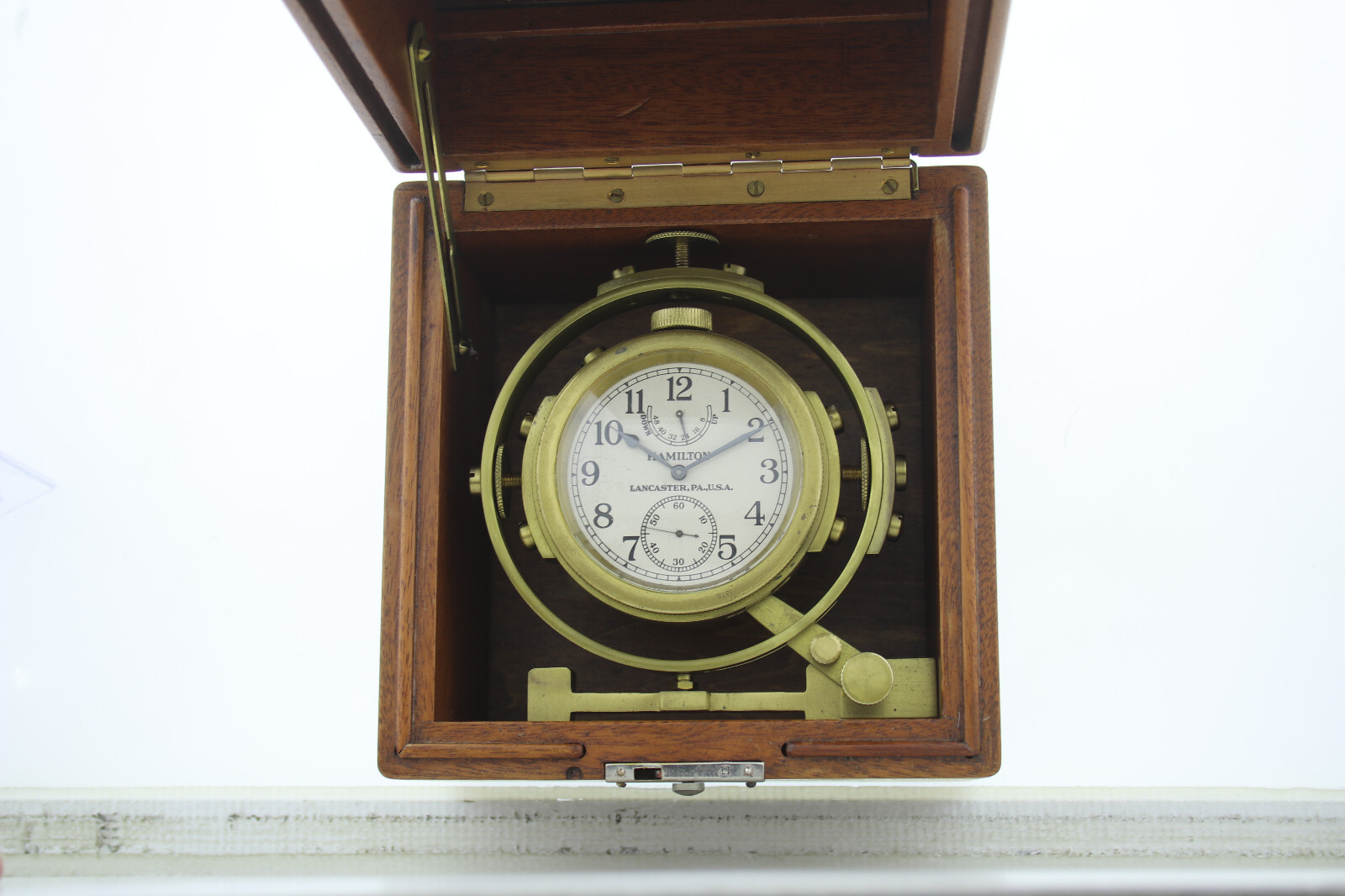 Hamilton Beobachtungsuhr B-Uhr Military watch WWII Auf-Ab Uhr Modell 22-21 ~1942 – Bild 2