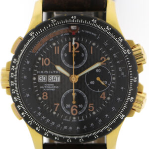 Hamilton Khaki X-Wind vergoldete Herren- Automatik- Armbanduhr Ref.H776960 Ø45mm