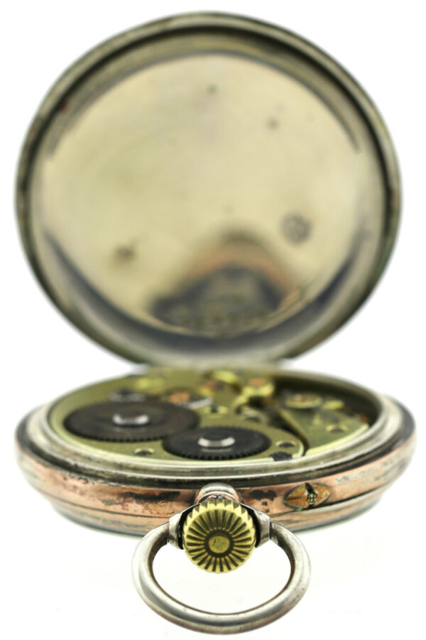 IWC Schaffhausen, offene HTU, 800 Silber, Bj.1901, Kal.52, ca. 98g, 51,5mm – Bild 9