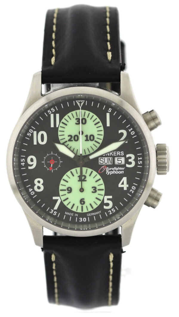 ltd. Ed. Junkers Eurofighter Typhoon 2 Herren-Automatik- Chronograph neuwertig – Bild 4
