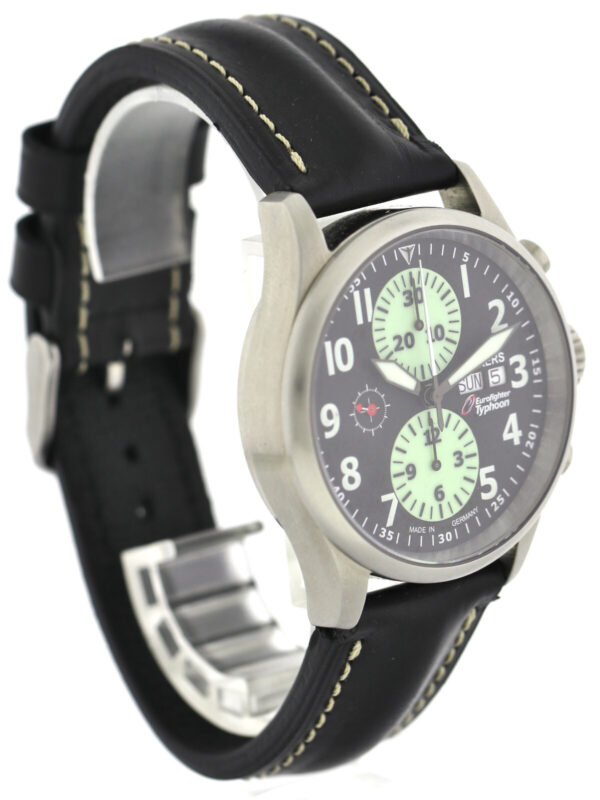 ltd. Ed. Junkers Eurofighter Typhoon 2 Herren-Automatik- Chronograph neuwertig – Bild 5