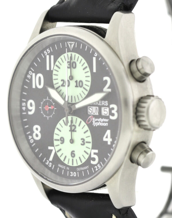 ltd. Ed. Junkers Eurofighter Typhoon 2 Herren-Automatik- Chronograph neuwertig – Bild 8