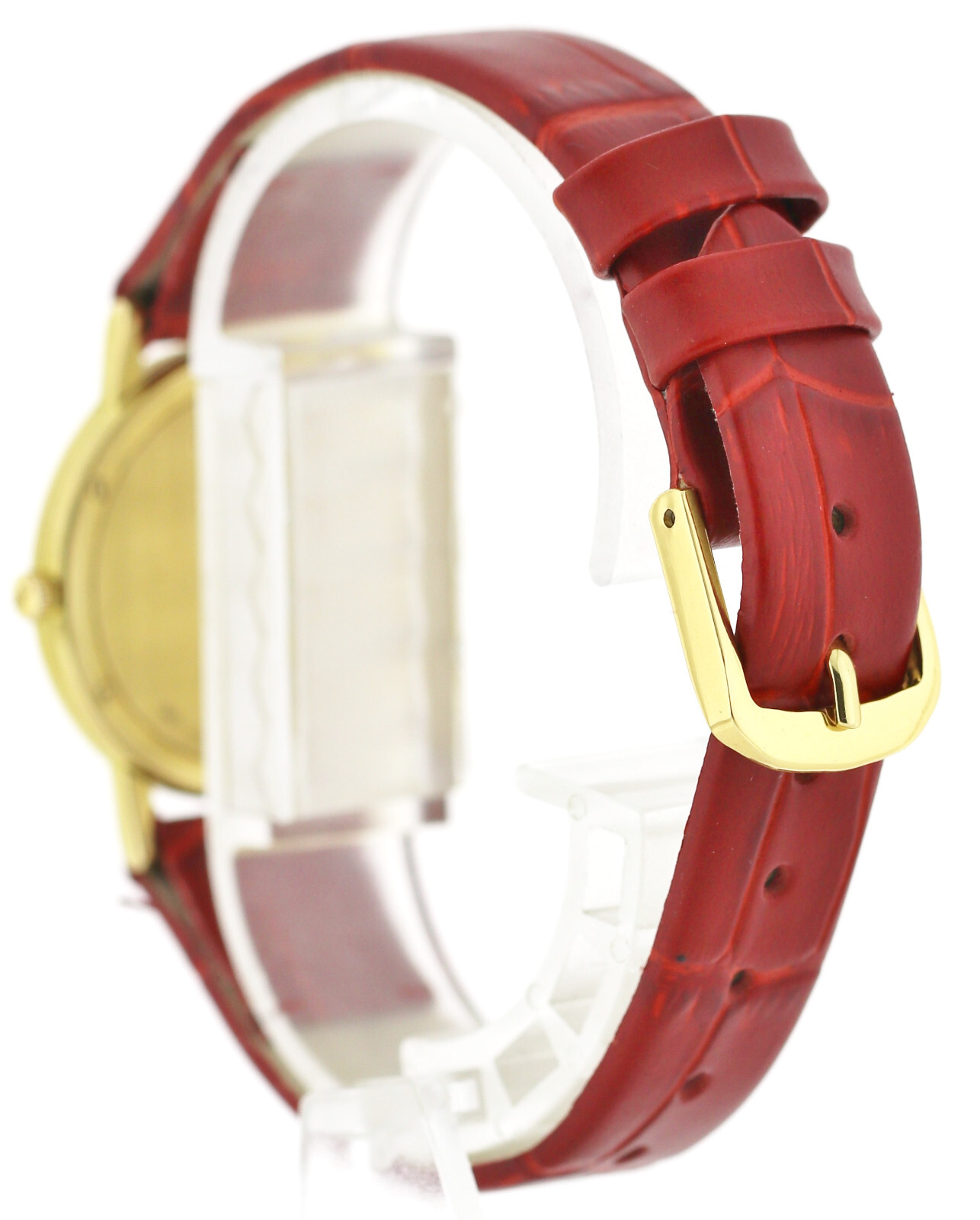 Corum Romulus Romvlvs 750/18k Gelbgold Damenuhr Ø26,5mm Quarz Box+ Papiere – Bild 7