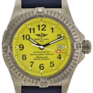 Breitling Avenger Seawolf Chronometer Ref. E17370 Gelb Ø44mm aus 2003 Fullset