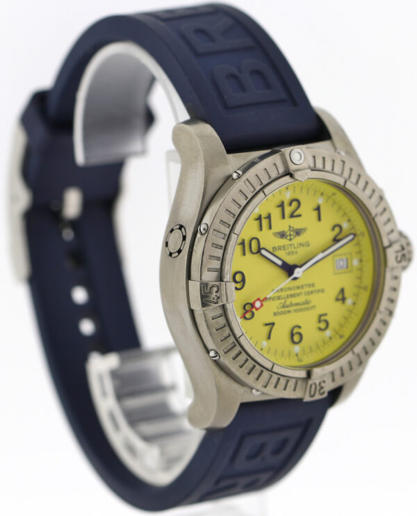 Breitling Avenger Seawolf Chronometer Ref. E17370 Gelb Ø44mm aus 2003 Fullset – Bild 4