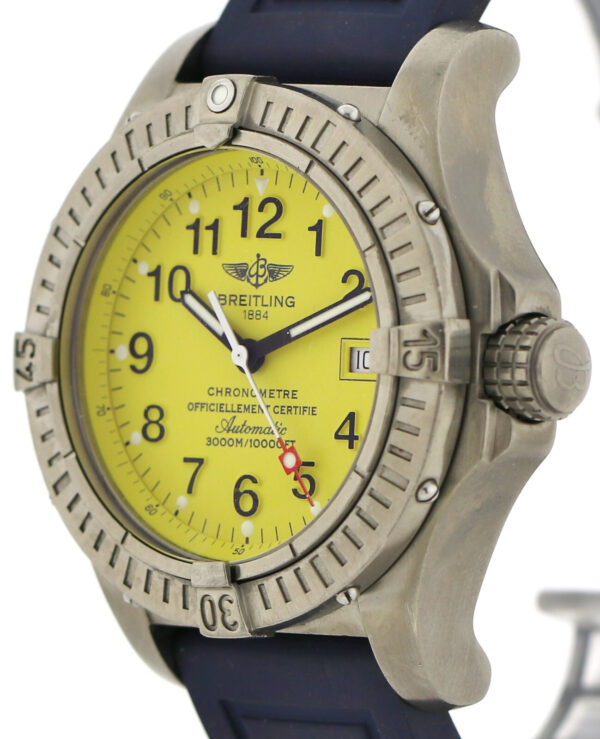 Breitling Avenger Seawolf Chronometer Ref. E17370 Gelb Ø44mm aus 2003 Fullset – Bild 5