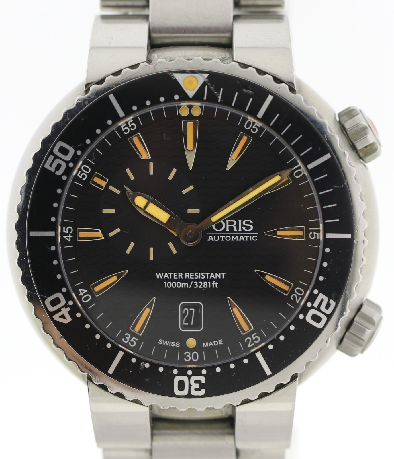 Oris Divers Edelstahl Herrenuhr Automatik 1000m Ref. 7609 Ø47 mm, revidiert – Bild 2