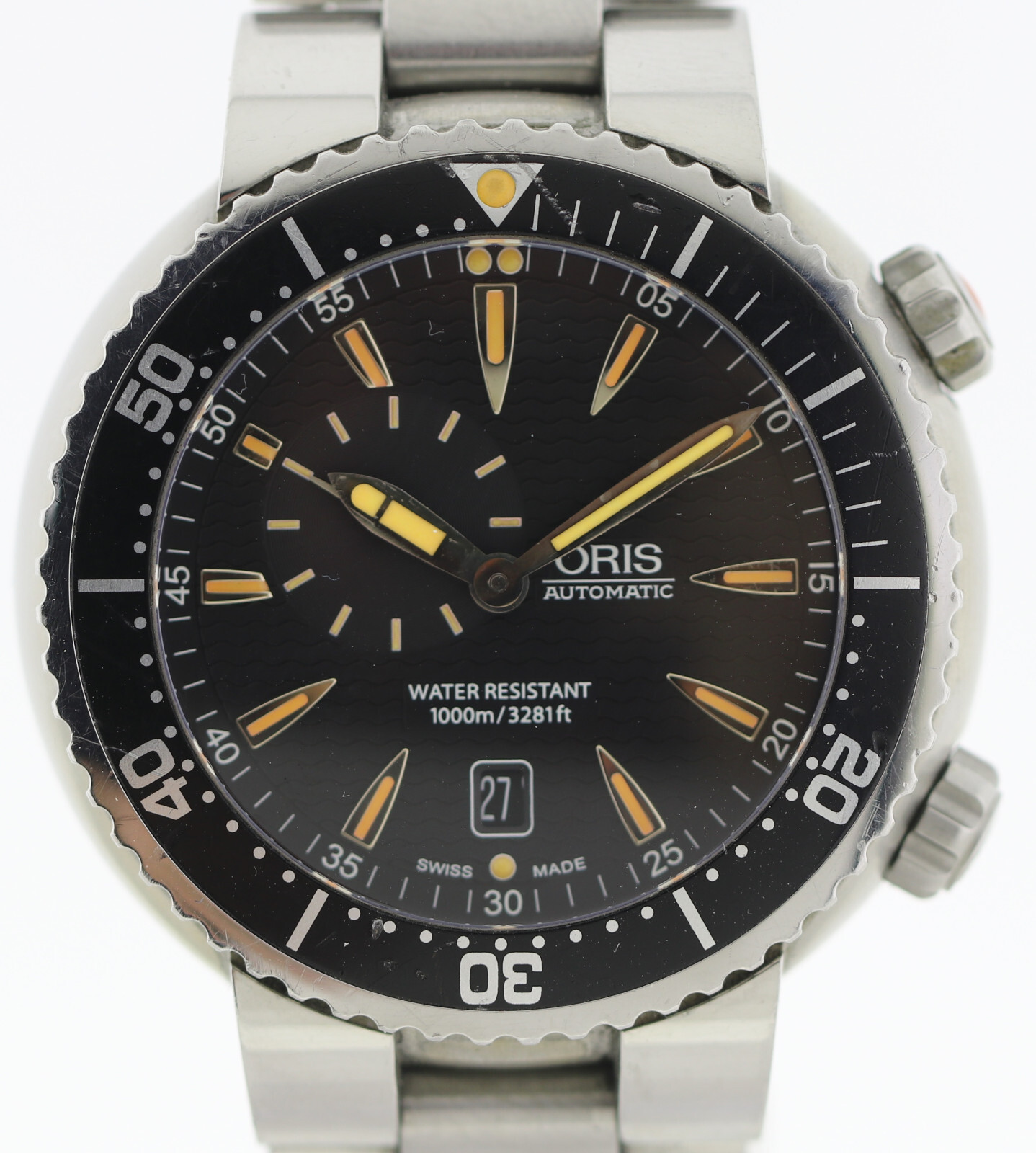 Oris Divers Edelstahl Herrenuhr Automatik 1000m Ref. 7609 Ø47 mm, revidiert – Bild 3