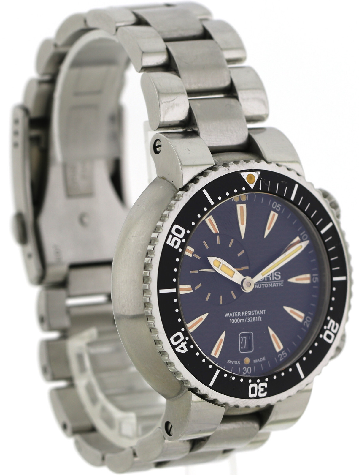 Oris Divers Edelstahl Herrenuhr Automatik 1000m Ref. 7609 Ø47 mm, revidiert – Bild 5