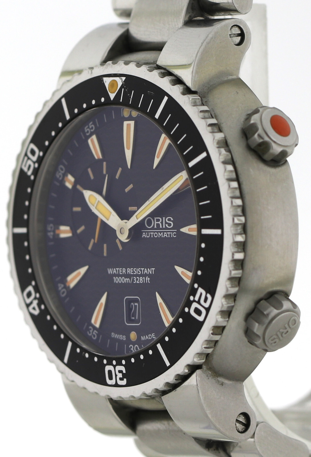 Oris Divers Edelstahl Herrenuhr Automatik 1000m Ref. 7609 Ø47 mm, revidiert – Bild 6