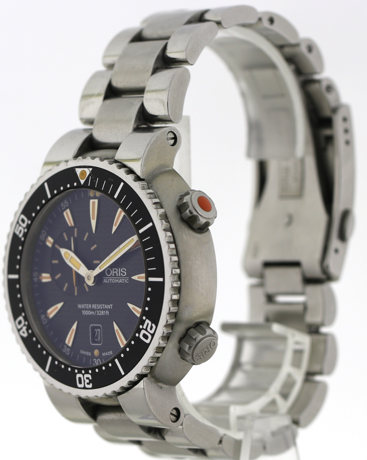 Oris Divers Edelstahl Herrenuhr Automatik 1000m Ref. 7609 Ø47 mm, revidiert – Bild 7