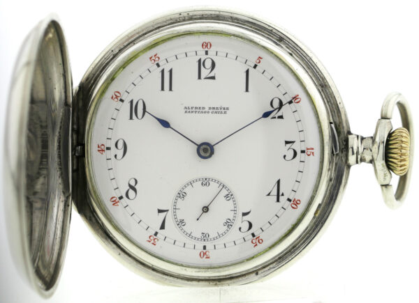 Alfred Dreyse Deutsche Uhrmacherschule Glashütte DUS Schuluhr 1A Werk +Zertifkat – Bild 2