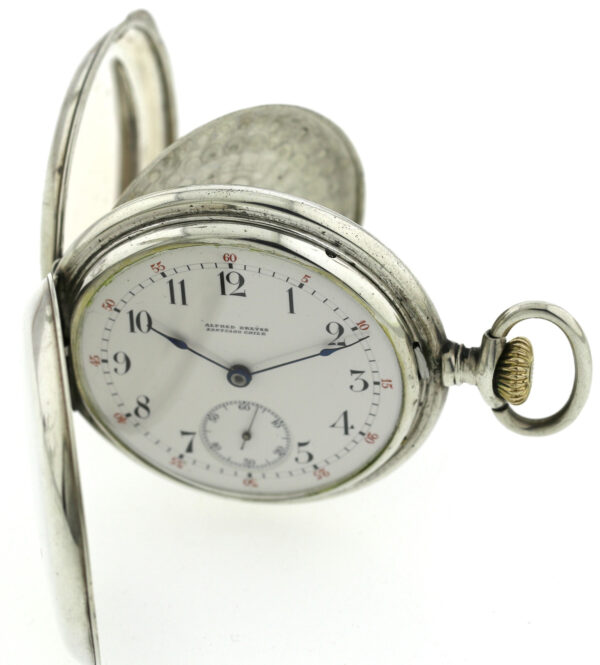 Alfred Dreyse Deutsche Uhrmacherschule Glashütte DUS Schuluhr 1A Werk +Zertifkat – Bild 3