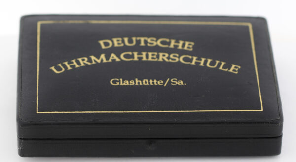 Alfred Dreyse Deutsche Uhrmacherschule Glashütte DUS Schuluhr 1A Werk +Zertifkat – Bild 10