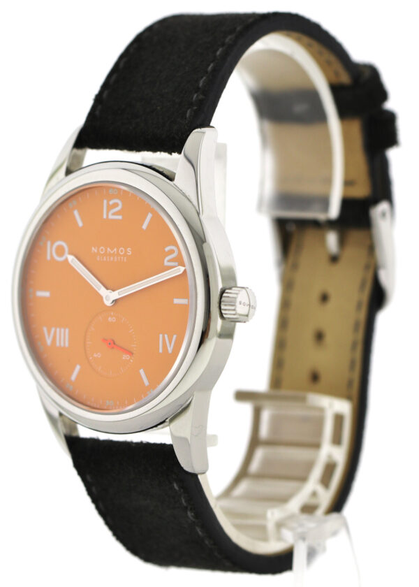 Nomos Glashütte Club Campus 38 Future Orange, 38,5mm Handaufzug Ref. 729, 4/2022 – Bild 4
