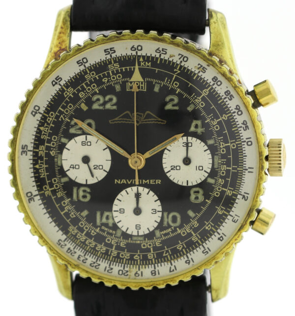 Breitling Navitimer Cosmonaute AOPA Gold Logo Ref. 809 Venus 178 ~1966 Vintage – Bild 2