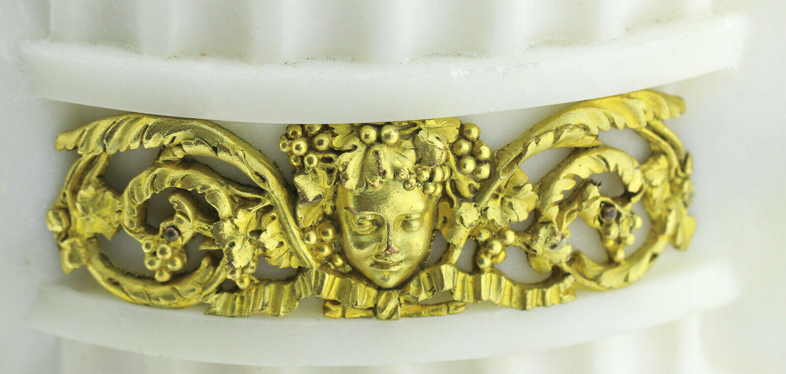 Amor Biedermeier Pendule Kaminuhr S.Marte Cie 1830-1860 Marmor-Bronze vergoldet – Bild 11