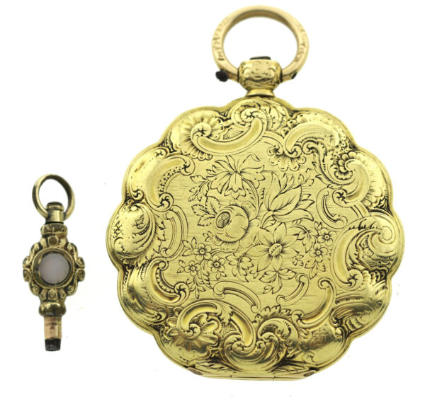 Rarität Vacheron & Constantin feine Zylinder Taschenuhr 750/18k Gold 41mm 36,9g – Bild 2
