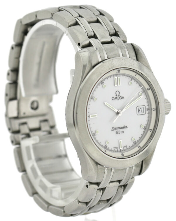 Omega Seamaster 120M Chronometer Quarz Datum Stahl Herrenuhr – Bild 5
