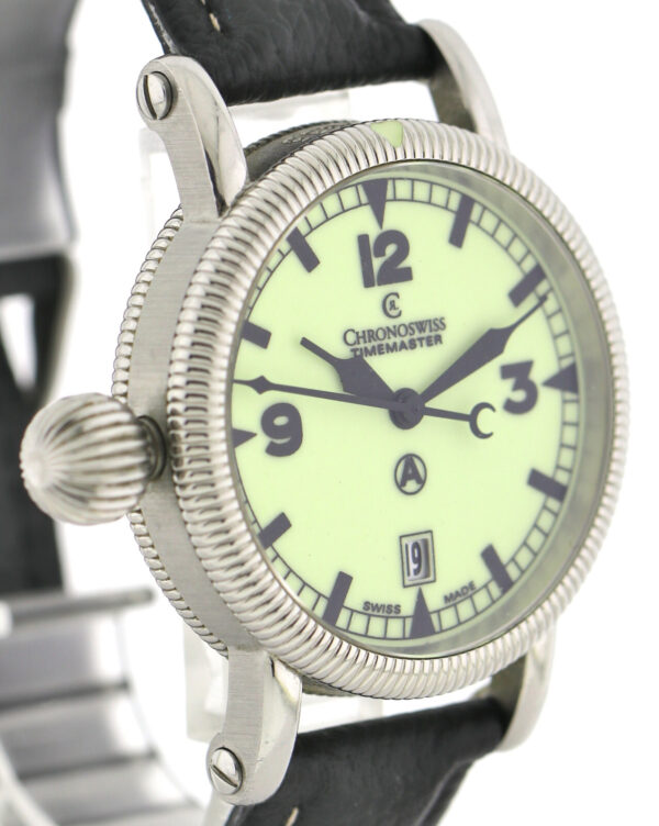 Chronoswiss Timemaster Ref. CH 2833 Lefty Superluminova Herren Automatik Uhr – Bild 5