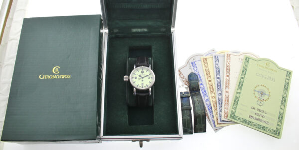 Chronoswiss Timemaster Ref. CH 2833 Lefty Superluminova Herren Automatik Uhr – Bild 11