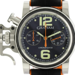 Graham Chronofighter C.O.S.C Edelstahl-Karbon Limited Edition 250 Stück Ø43mm