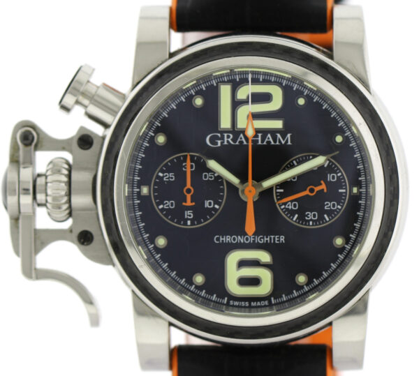 Graham Chronofighter C.O.S.C Edelstahl-Karbon Limited Edition 250 Stück Ø43mm