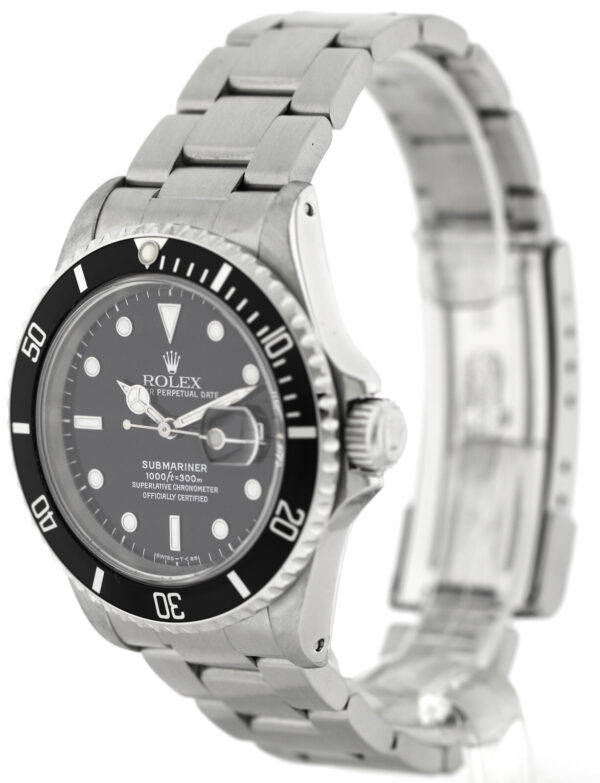Rolex Submariner Date Automatik Herrenuhr Ref. 16610 in Edelstahl aus 1995 – Bild 4