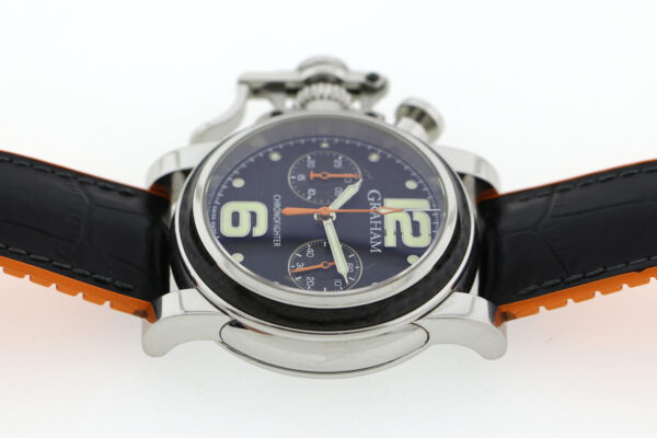 Graham Chronofighter C.O.S.C Edelstahl-Karbon Limited Edition 250 Stück Ø43mm – Bild 9