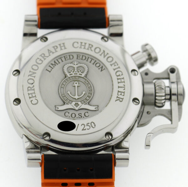 Graham Chronofighter C.O.S.C Edelstahl-Karbon Limited Edition 250 Stück Ø43mm – Bild 10