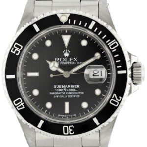 Rolex Submariner Date Automatik Herrenuhr Ref. 16610 in Edelstahl aus 1995