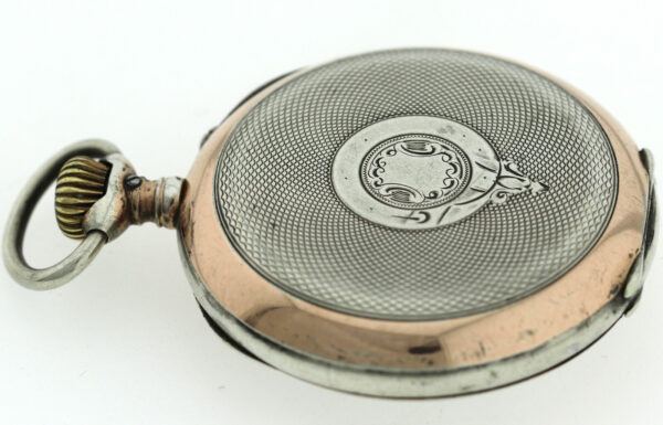 Seeland, offene bicolore HTU, 800 Silber, Bj.1901-1910, ca. 94,6g, 51,5mm – Bild 7