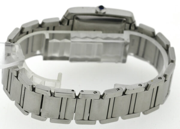 Cartier Tank Francaise Luxus Herrenuhr Automatic Ref.2302 Edelstahl Saphirglas – Bild 6