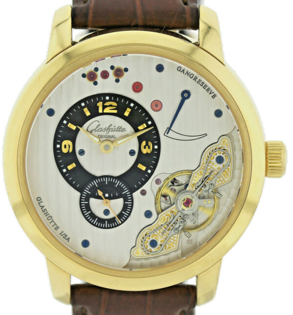Glashütte Original PanoInverse XL 42mm 750/18k Gold Herrenuhr Ref.66-05-25-25-05 – Bild 2