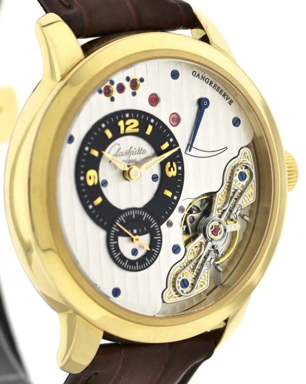 Glashütte Original PanoInverse XL 42mm 750/18k Gold Herrenuhr Ref.66-05-25-25-05 – Bild 4